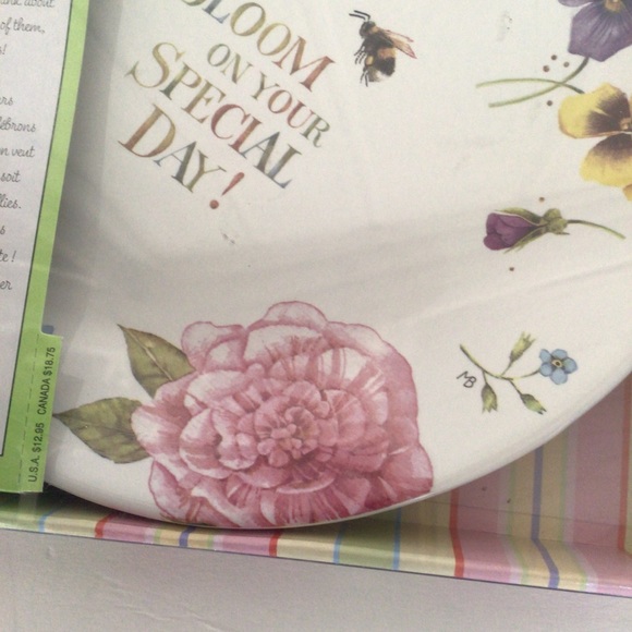 NATURES SKETCHBOOK HALLMARK MARJOLEIN BASTIN SPECIAL DAY PLATE NWT - Picture 7 of 8